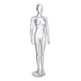 GAF351 Female Mannequin – Abstract – Gloss Silver