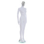 Female Mannequin – White Finish with Chrome Head