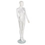 Female Mannequin – Abstract Head – Matt White