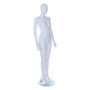 Female Mannequin – Egg Head – Gloss White – Pose 1