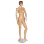 Female Mannequin with Moulded Head – Fleshtone