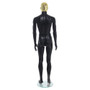 Male Seated Mannequin – Egg Head – Matt White