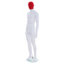Male Full Body Mannequin Abstract – Gloss White – Pose 1