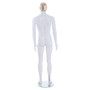 Male Mannequin – Black Finish with Chrome Head