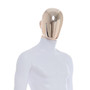 Male Mannequin – Black Finish with Chrome Head