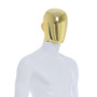 GAM352 Male Mannequin – Abstract – Gloss Pewter