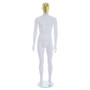 GAM352 Male Mannequin – Abstract – Gloss Pewter