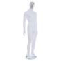 Male Full Body Mannequin Abstract – Gloss White – Pose 2