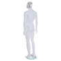 Male Full Body Mannequin Abstract – Gloss White – Pose 2