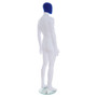 Male Mannequin – Black Finish with Blue Pile Head