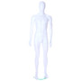 Male Mannequin – White Finish with Red Pile Head