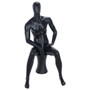 Male Mannequin – White Finish with Rose Gold Head