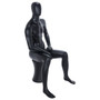 Male Mannequin – White Finish with Rose Gold Head