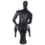 Male Mannequin – White Finish with Rose Gold Head