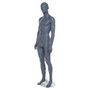 GEM351 Male Mannequin – Egg Head – Gloss Silver