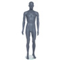 GEM351 Male Mannequin – Egg Head – Gloss Silver