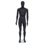 GEM321 Male Mannequin – Egg Head – Matt Black