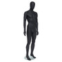 GEM321 Male Mannequin – Egg Head – Matt Black