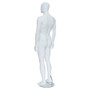 Male Full Body Mannequin Egg Head – Gloss Black