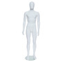 Male Full Body Mannequin Egg Head – Gloss Black
