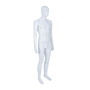 Male Mannequin – Egg Head – Gloss White