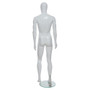Male Full Body Mannequin Abstract – Chrome