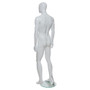Male Full Body Mannequin Abstract – Chrome
