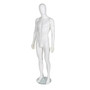 Male Full Body Mannequin Moulded Hair – Matt White