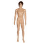 Male Full Body Mannequin with Make Up, full-height product view on a white background