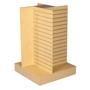 4 Way Slatwall Tower Display Unit – Maple