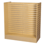 H Style Slatwall Gondola Display Unit – Maple – 1240mm Wide