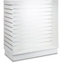 H Style Slatwall Gondola Display Unit – White – 1240mm Wide
