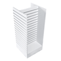 H Style Slatwall Gondola Display Unit – White – 630mm Wide