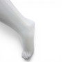 White Seated Female Mannequin with 45cm Stool and Movable Arms
