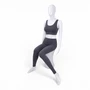 White Seated Female Mannequin with 45cm Stool and Movable Arms, full-height product view on a white background, gallery image 9 of 17