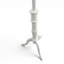 White Female Mannequin Torso with White Wooden Tripod Stand