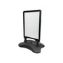 A2 Black Waterbase Pavement Sign Double-Sided Snap Frame Display