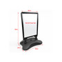 A2 Black Waterbase Pavement Sign Double-Sided Snap Frame Display