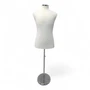 Male Display Bust Tailors Dummy, full-height product view on a white background