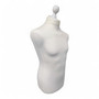 Male Tailors Mannequin Bust – Adjustable Dress Form, White Wood Base, UK Size 40