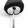 Male Tailors Mannequin Bust–Adjustable Dress Form,White Wood Base,UK Size 40 BLK