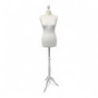 Female Tailors Mannequin Size 10/12 – Dressmakers Dummy with White Tripod Stand