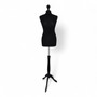 Female Tailors Mannequin Size 10/12–Dressmakers Dummy with Black Tripod Stand