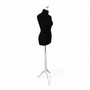 Female Tailors Mannequin Size 10/12–Dressmakers Dummy with White Tripod Stand.