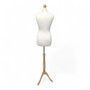 Female Tailors Mannequin Size 10/12–Dressmakers Dummy with Maple Tripod Stand