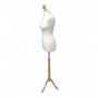 Female Tailors Mannequin Size 10/12–Dressmakers Dummy with Maple Tripod Stand