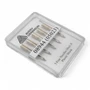 5x Avery Dennison Mark II Fine Tagging Gun Needles, close product view on a white background, balanced, centred square layout