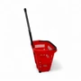 34L Red Trolley Basket w/ Wheels & Handle, product shown on a white background, gallery image 6 of 8