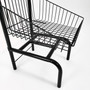 3 Tier Black Wire Basket Stand–Freestanding Display Rack for Bread,Snacks & More