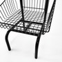 3 Tier Black Wire Basket Stand–Freestanding Display Rack for Bread,Snacks & More